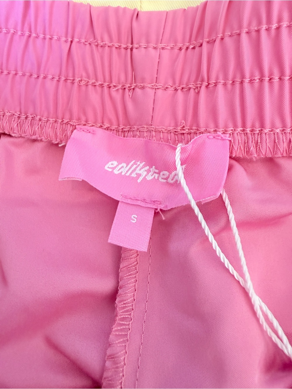 Edited Athletic Side-Striped Shorts - Pink, Yellow, Blue, Size Small - Picture 3 of 11